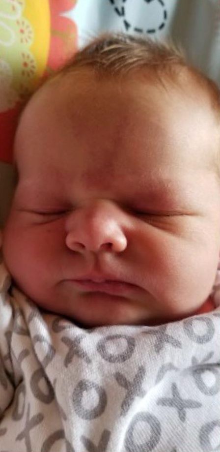 After birth — The real baby — shared with permission